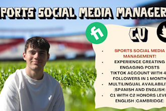 manage your sports social media page