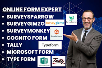 setup surveysparrow surveygizmo microsoft form surveymonkey tally cognito form