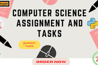 do computer science projects, python programing and software projects