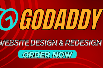 do godaddy website design, godaddy website redesign, godaddy SEO