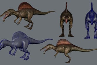 design and model 3d animal model 3d animation 3d printing for game and film