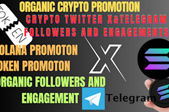 do twitter x marketing,crypto project promotion,nft for organic followers growth
