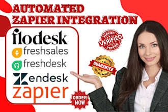 setup zendesk freshdesk automation flodesk chatbot freshsales zapier integration