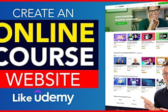 create educational website, lms website, learndash, elearning, school website