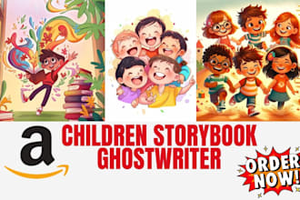 be kids storybook writer, KDP children ebook writer, children ebook ghostwriter