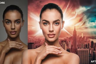 professionally retouch portraits ,edit images and headshots