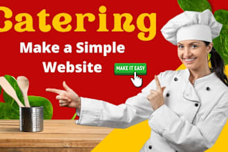 do restaurant website, catering, food, chef, bakery, grocery online ordering