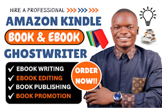 be your christian ebook ghostwriter for amazon KDP book publishing KDP editing