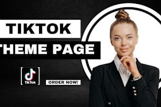 be your tiktok theme page tiktok shop ads marketing viral campaign manager