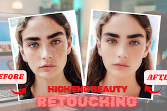 high end photo retouching,blurry photos, editing portraits