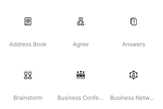 make minimalist line art icons