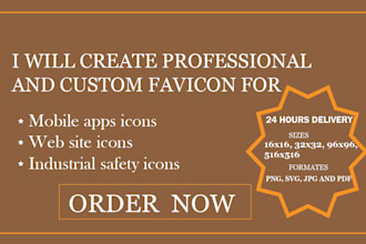 design professional and custom favicon for your brand