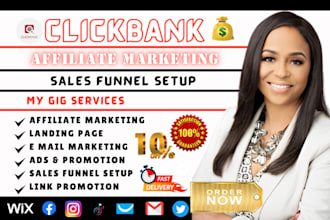 autopilot clickbank affiliate marketing  sales funnel email campaign promotion