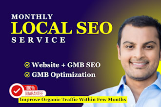 do monthly local SEO service for gmb ranking in google maps