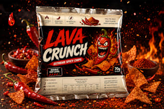 manually redesign ai packaging or labels into print ready vector files