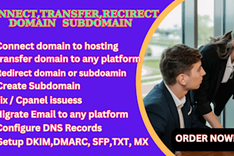 connect domain subdomain transfer domain migrate email dns record of any website