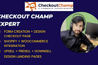 be your checkout champ expert shopify and woocommerce integration