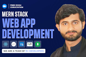 develop web app using mern stack react js next js node js mongodb sql