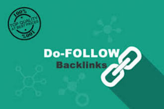 do manually 100 high PR back links do follow