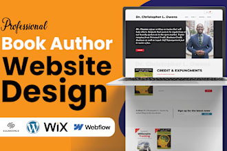 design book author website ebook landing page children book portfolio amazon kdp