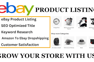 do ebay listing, ebay product listing, ebay seo listing, ebay lister