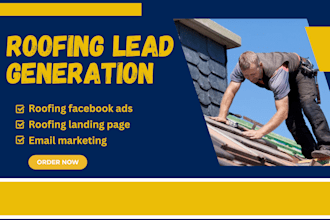 generate exclusive roofing leads generation via facebook ads solar landing page