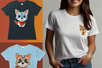 make kids fashion art or t shirt art