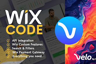 build your wix website with wix code velo and wix databases and custom features