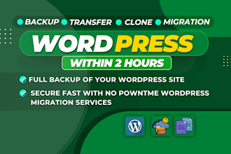 backup migrate transfer clone your wordpress website in 2 hour