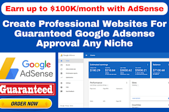 setup complete website for guaranteed google adsense approval for any niche