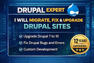 be your expert for drupal migration, fixes, and development