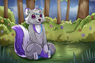 draw amazing furry art for your fursona