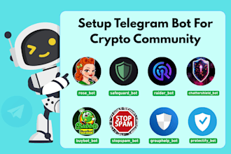 setup telegram bot for your crypto telegram group