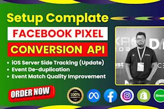 setup facebook pixel conversion API shopify, GTM, ga4 tracking