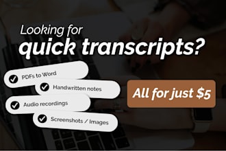 provide fast and accurate english typing services