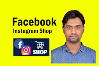 setup and fix errors on facebook and instagram shop