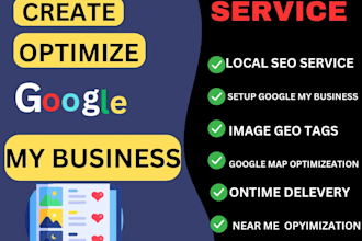 set up and SEO optimize your google my business profile
