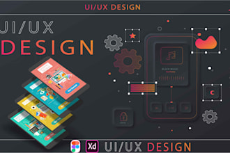 do UI UX design for app using figma, website UI UX design, figma prototype
