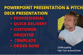do urgent powerpoints, infographics, posters and business pitch