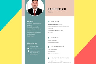 provide professional ats resume writing and cover letter