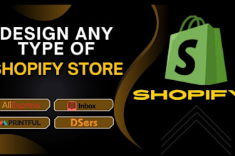 seamlessly design any type of shopify store