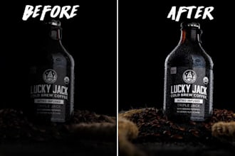 do product photo editing and image retouch using photoshop