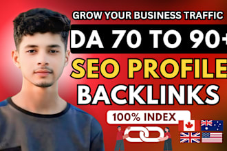 create 600 high profile backlinks and link building