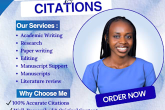 deliver precise apa, mla, harvard, and chicago style citations and references