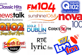 do exclusive single track promotion and airplay on dublin, ireland radio