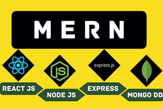 create mern stack reactjs nodejs mongodb firebase stripe sql full stack web app
