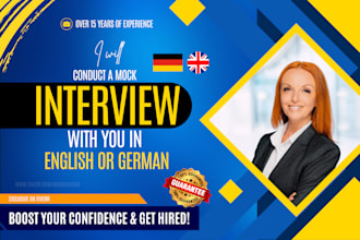 coach you with mock interviews and job interview preparation