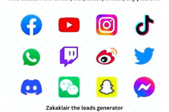 find qualified business leads key contacts info to twitch, kick, tiktok, twitter