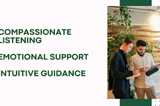 provide an empathetic listening ear and a safe space to talk