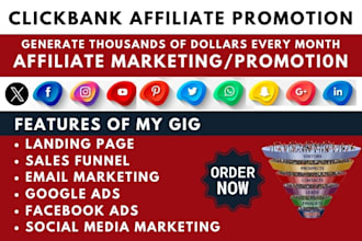 affiliate marketing  clickbank promotion, clickbank affiliate link promotion
